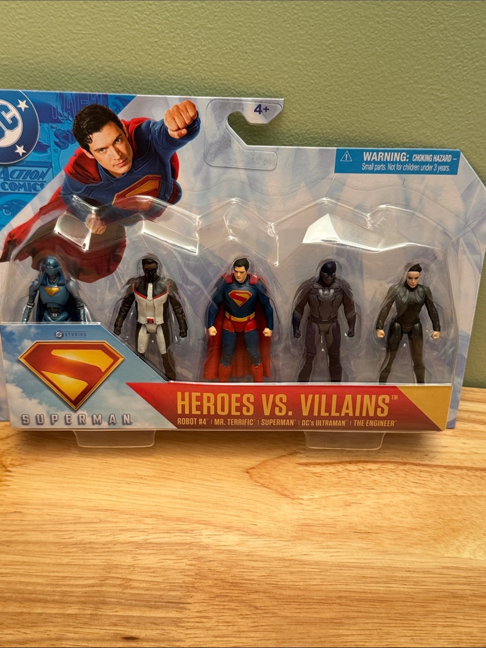DC Heroes vs. Villains 5-Figure Pack - Blue, Red, Gray & Black